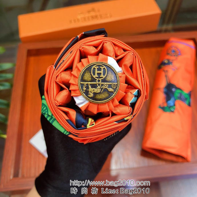 HERMES愛馬仕 年度最新火爆單品 極品H家自動傘 防雨防紫外線隔熱傘  sll1028